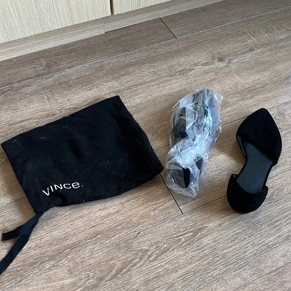 🚫SOLD🚫Vince Black Flats